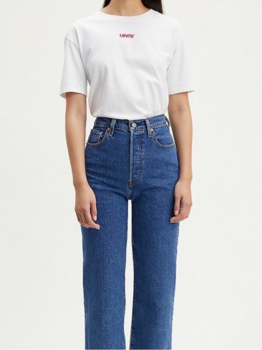 Levi’s Ribcage Straight-Leg High-Rise Jeans Sz 26